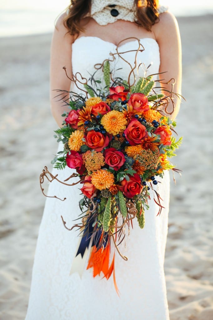 cove point styled shoot bouquet