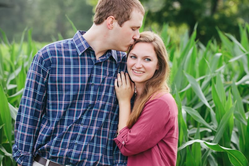 flora corner farm southern maryland corn field engagement photography-37