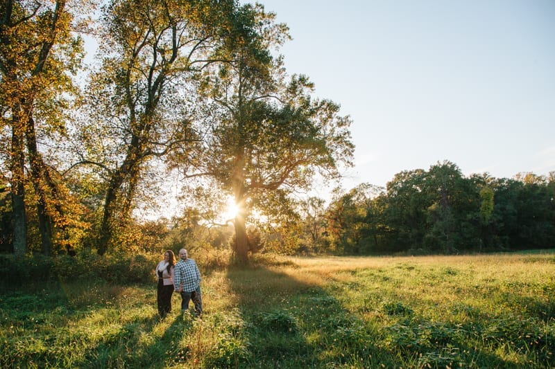 southern maryland fall engagement