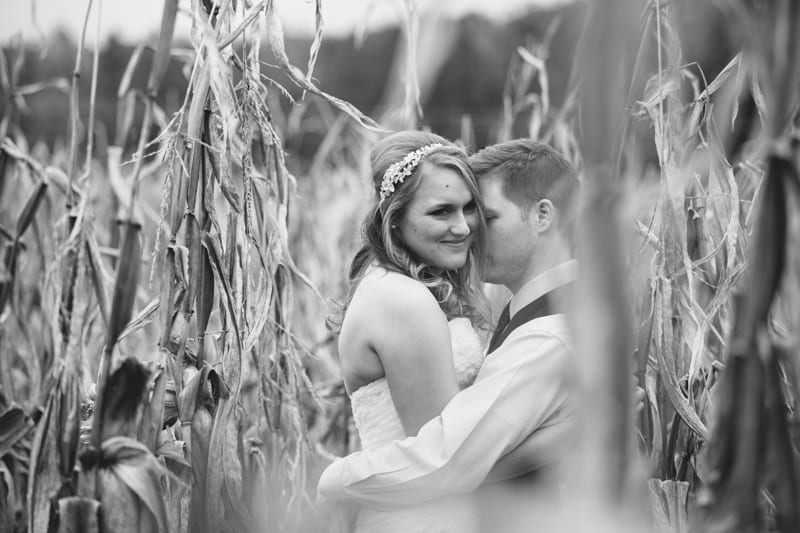 southern maryland cornfield wedding bride and groom portrait-2