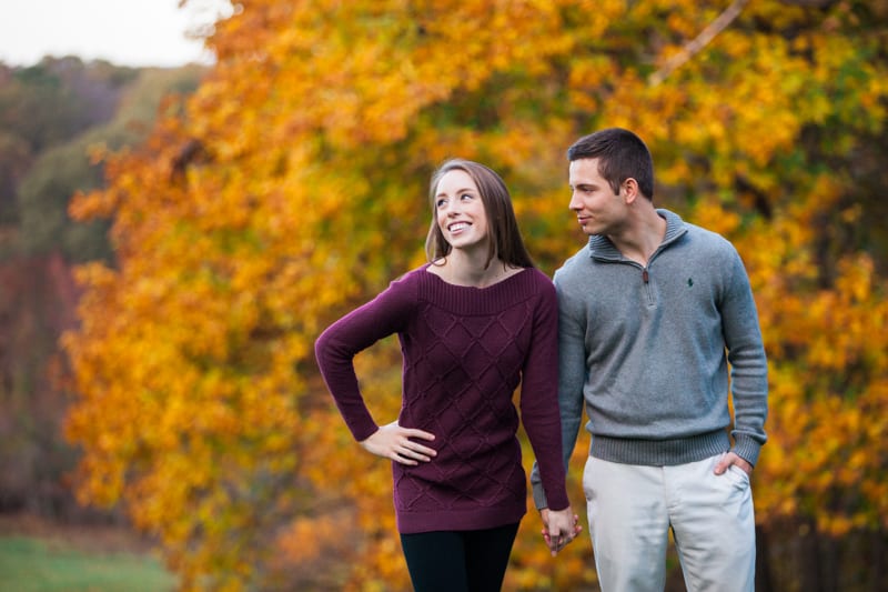 DC fall engagement photography-40