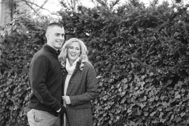 christmas engagement photography old town alexandria