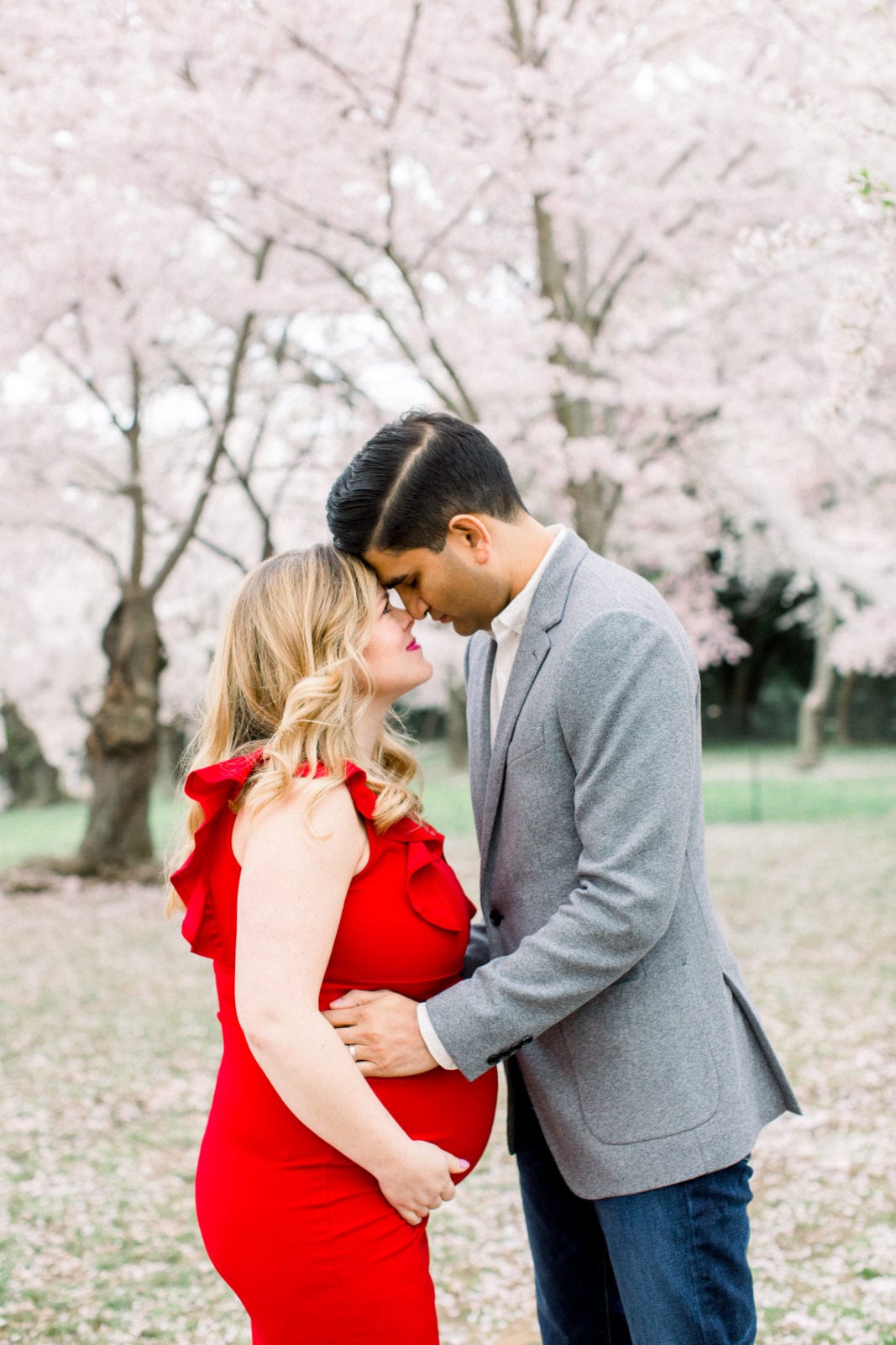 Dc Cherry Blossom Maternity Session Birds Of A Feather Photography Blog